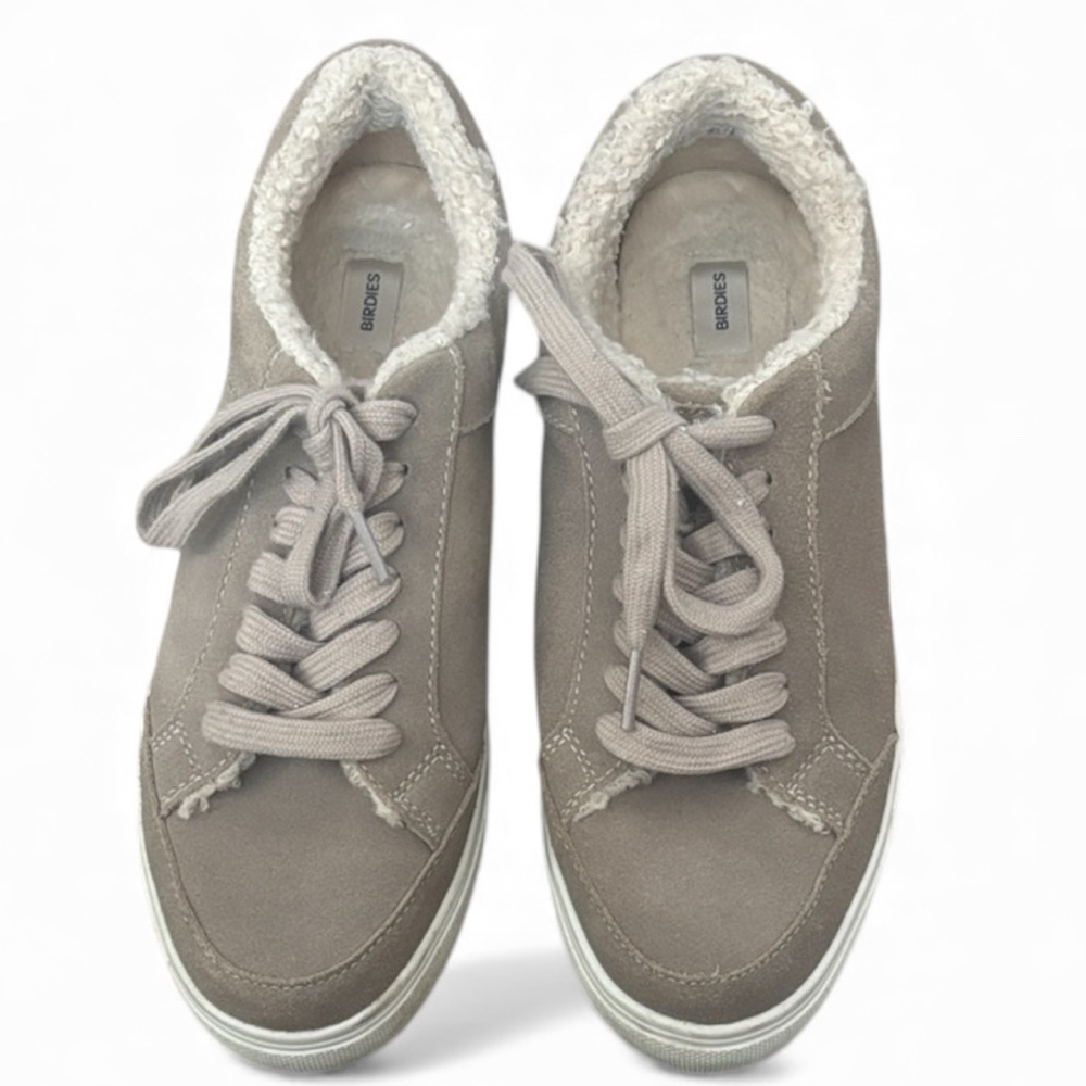 Birdies Women's Taupe Shearling Lined Sz 8.5 Sneakers